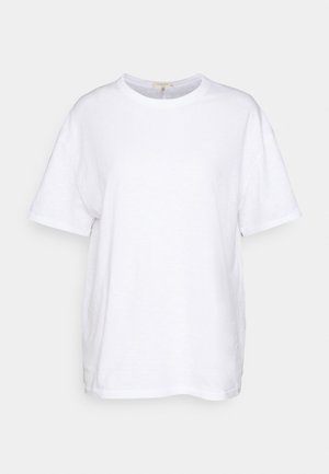 MINI SLUB BOYFRIEND TEE - Navadna majica - white