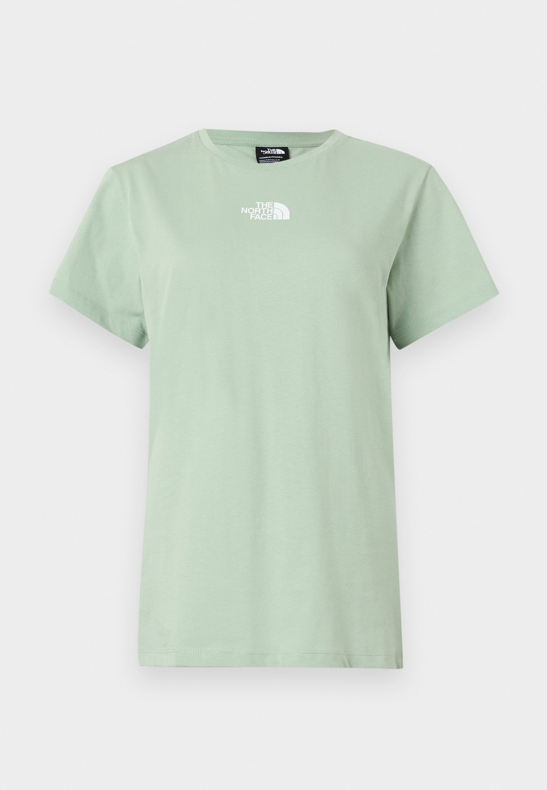売れ筋商品|||ノースフェイス Tシャツ レディース トップス WOMENS TEE RELAXED CENTRAL LOGO - Print T-shirt - glacier green/white The North Face WOMENS TEE RELAXED CENTRAL LOGO - Print T