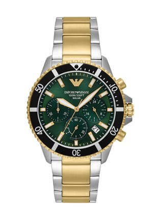 EMPORIO ARMANI MEN TRADITIONAL WATCHES WORLD EXPLORER - Chronograph - 2-tone
