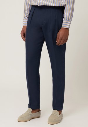 CON PINCES - Chino - blu scuro