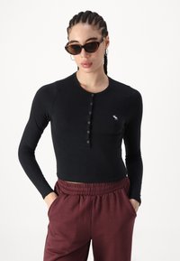 Abercrombie & Fitch CLOUD ICON  - Långärmad tröja - black beauty