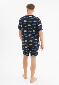 Chelsea Peers LEOPARDS IN CARS CREW SET - Pyjama - dark blue
