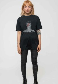 Paradiso Clothing DAVID BOWIE ALADDIN SANE PROFILE UNISEX - Print T-shirt - black