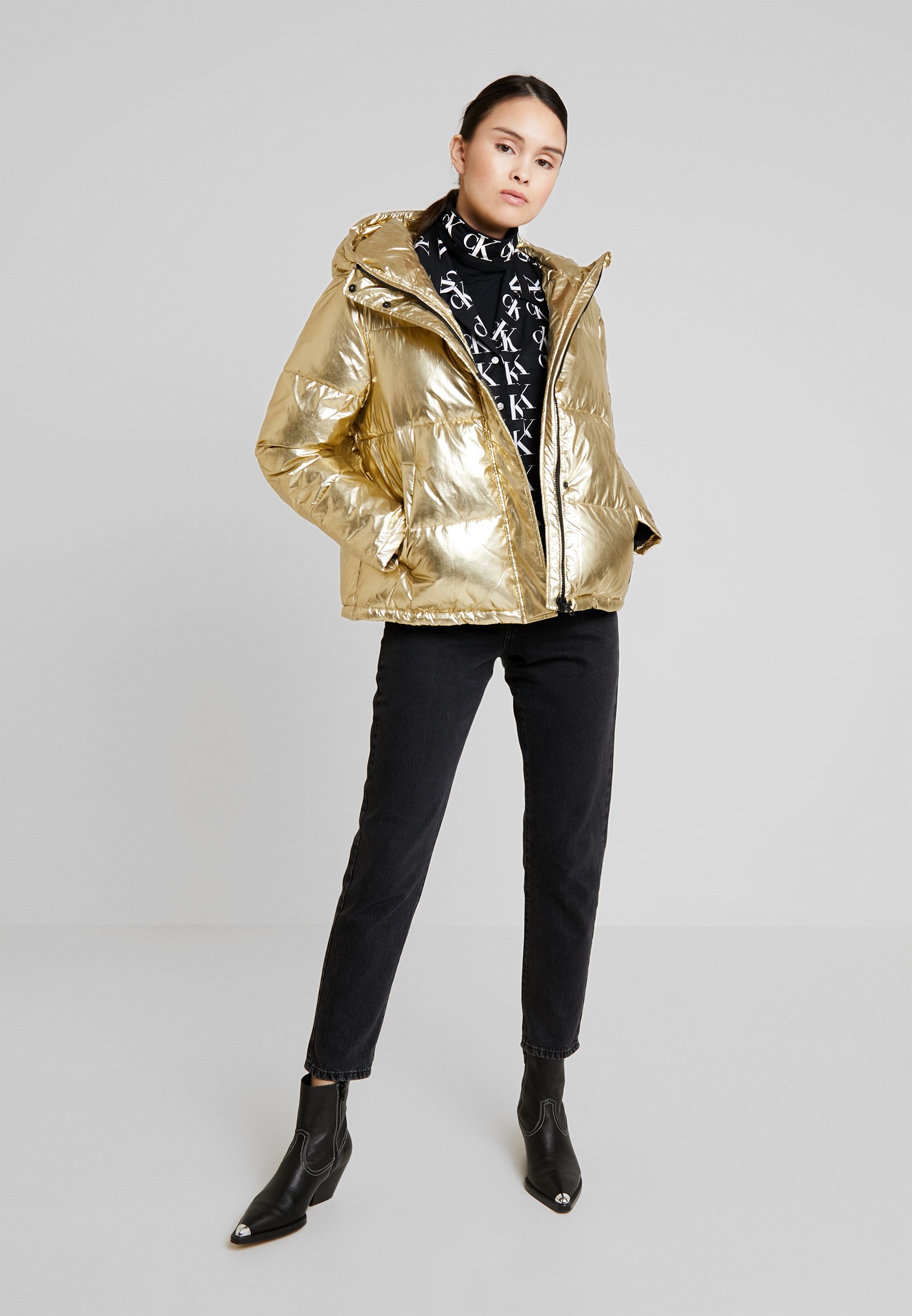 calvin klein gold jacket