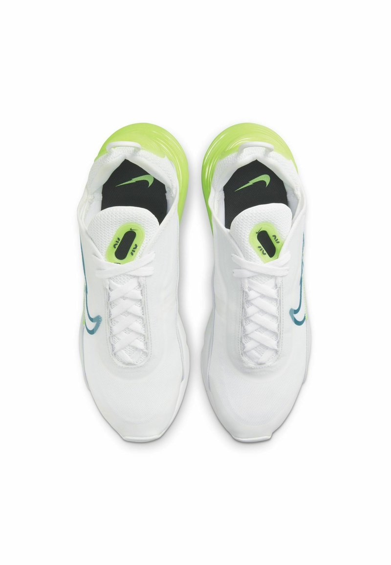 Nike Sportswear Nike Air Max 90 Herrenschuh Trainers White Lime Glow Off Noir Aquamarine White Zalando De