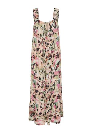 Bon'A Parte, BPPENELOPE DRESS - Robe longue - green pink watercolor print