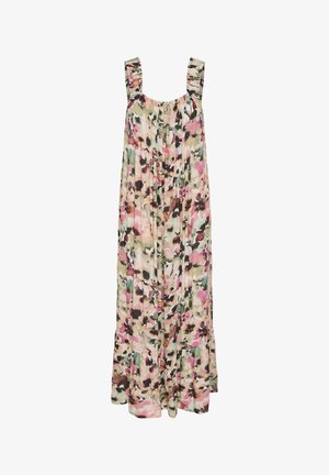 Bon'A Parte, BPPENELOPE DRESS - Robe longue - green pink watercolor print