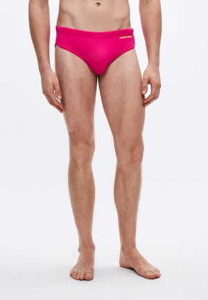SUNSET CHASER LOGO SWIM BRIEF - Αγωνιστικό μαγιό - fuxia