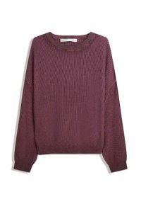 BOXY FIT - Strickpullover - bordeaux