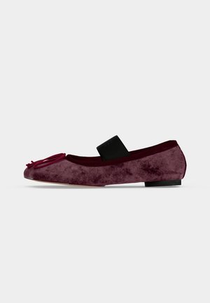 MM6 Maison Margiela BALLET SHOE - Μπαλαρίνες - cordovan red