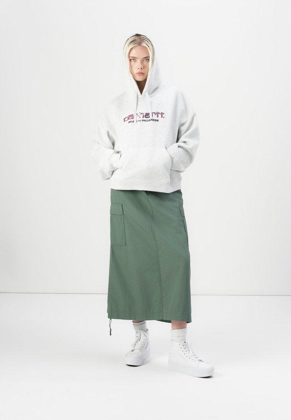 HOODED SOLAR CHROME - Sweatshirt - ash heather2