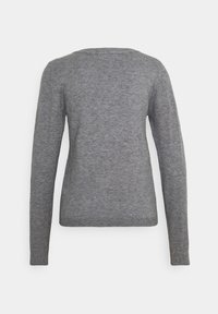 Object OBJTHESS LS O-NECK - Camisola - medium grey melange
