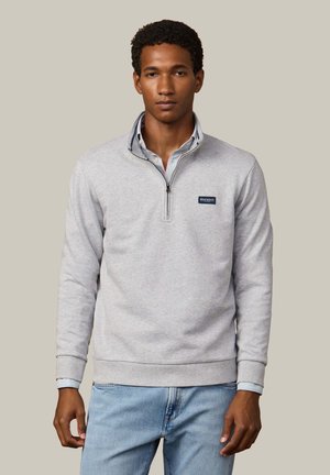 HERITAGE ESS BADGE HZ - Sweater - light grey marl