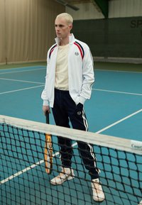 Sergio Tacchini GHIBLI TRACKTOP - Treningsjakke - white/maritime blue/adrenaline rush