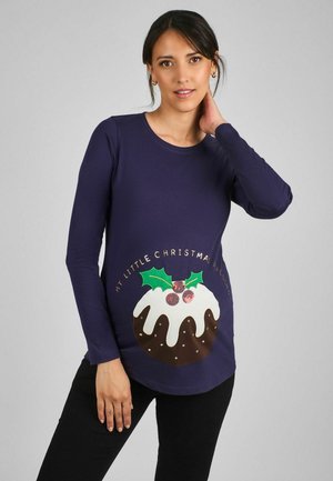 CHRISTMAS REGULAR FIT - Bluză cu mânecă lungă - navy blue