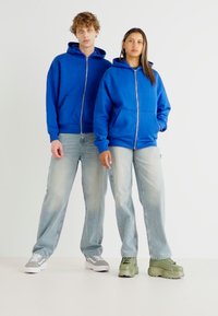 Jack & Jones PREMIUM JPRBLUHARVEY ZIP HOOD UNISEX - Sweat zippé - surf the web