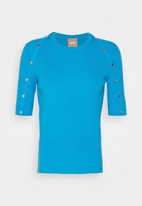 BOSS Triko s potiskem - blue