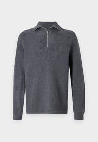 JACKS HALF ZIP  - Jumper - dark grey