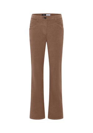 Cecil, HIGH WAIST BOOTCUT HOSE IM SLIM FIT - Jean droit - earthy taupe