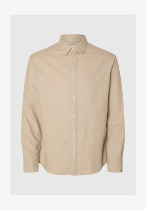 Selected Homme SLIMOWEN-BRUSHED NOOS - Camisa - pure cashmeredetail:mixed w. oatmeal