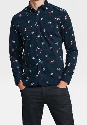 Hemd - mottled dark blue