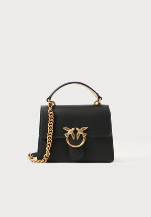 LOVE ONE TOP HANDLE MINI - Sac à main - nero/beige/antique gold-coloured