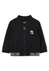 KARL LAGERFELD KIDS SET - Užtrauktuku užsegamas treningas - black