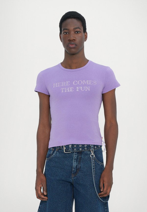POLLY POCKET SLIM UNISEX - Print T-shirt - lilac2