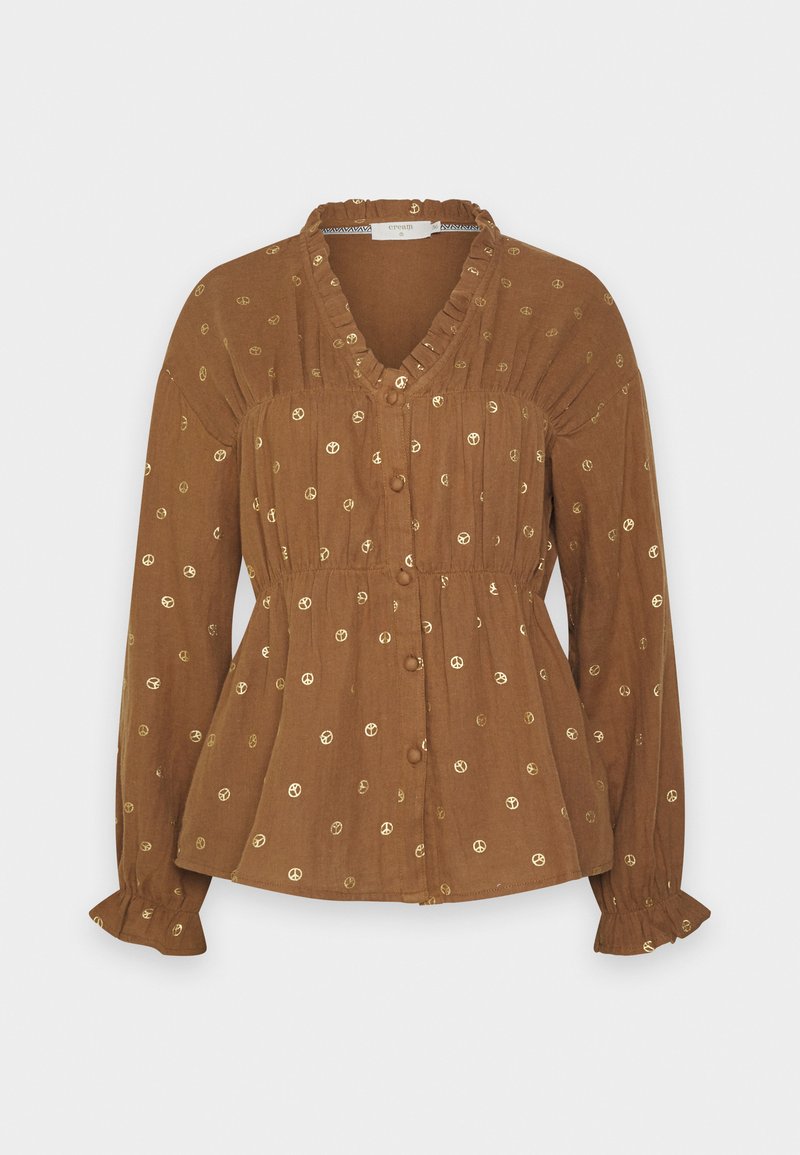 Cream Overhemdblouse bruin Cream Overhemdblouse bruin