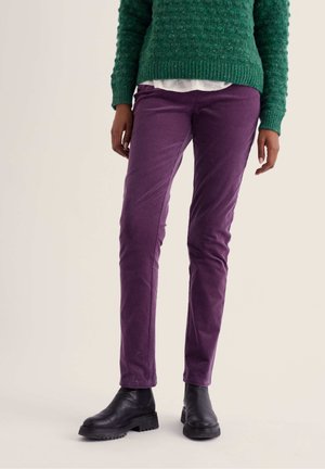 Seasalt Cornwall, SEASALT CORNWALL LAMLEDRA TROUSERS - Pantalon classique - purple - loganberry