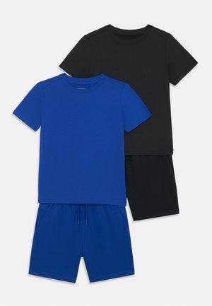 2 PACK SPORTS SET - T-SHIRT & SHORTS - Survêtement - royal blue/black