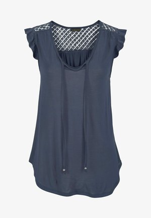 Print T-shirt - indigo