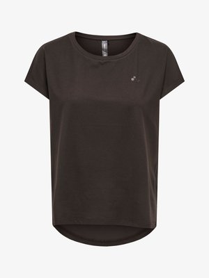 ONLY Play, ONPAUBREE LIFE ON SS BAT LOOSE TEE NOOS - Обикновена тениска - chocolate torte