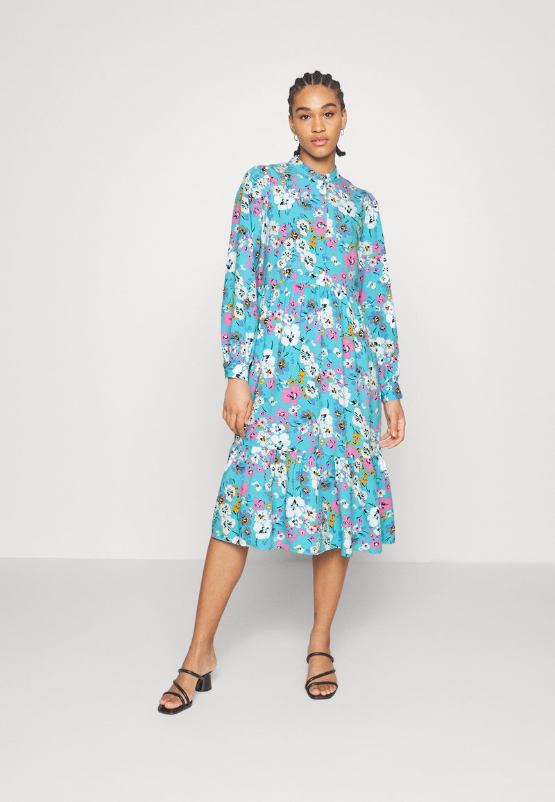 YAS YASRAYONANA DRESS - Φόρεμα ημέρας - new french blue