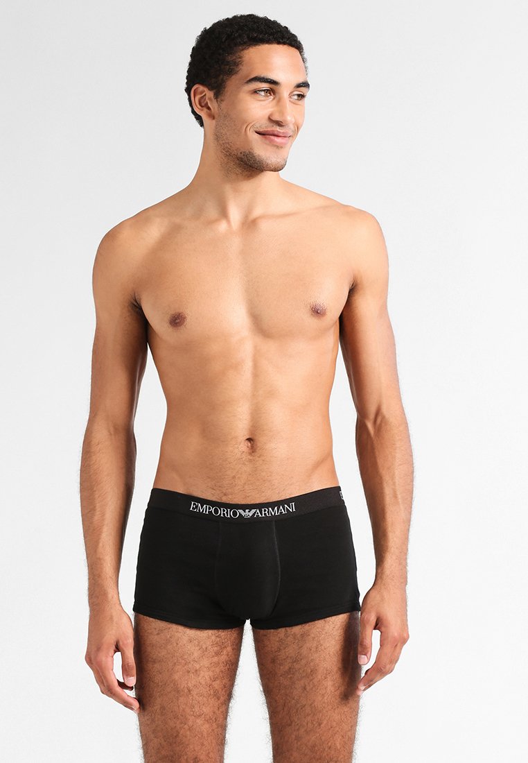 Emporio Armani - TRUNK 3 PACK - Shorty - black, Agrandir