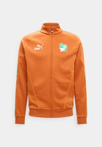 Puma IVORY COAST FIF KING ANTHEM JACKET - Ένδυση εθνικής ομάδας - warm chestnut/white