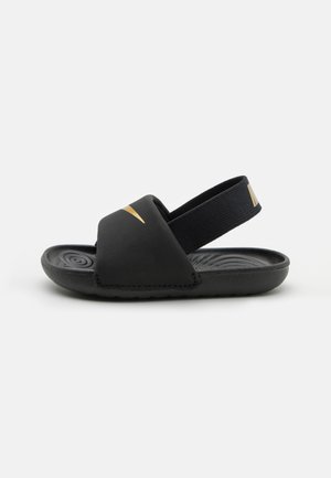 KAWA SLIDE UNISEX - Ciabatte da mare - black/metallic gold