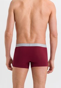 Hanro ESSENTIALS 2 PACK - Boxerkalsong - ruby/coal melange