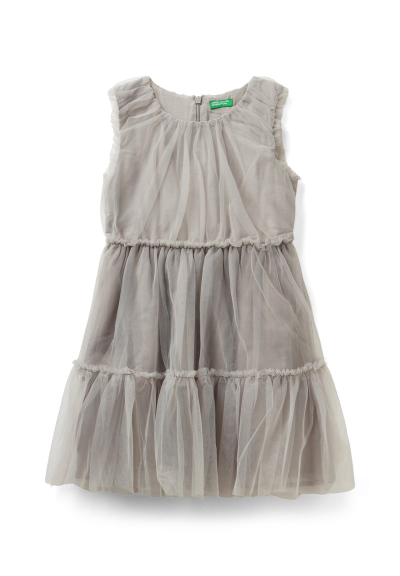 United Colors of Benetton Cocktailjurk grijs United Colors of Benetton Cocktailjurk grijs