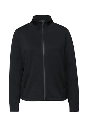 MIT TUNNELZUG - Sweater met rits - schwarz