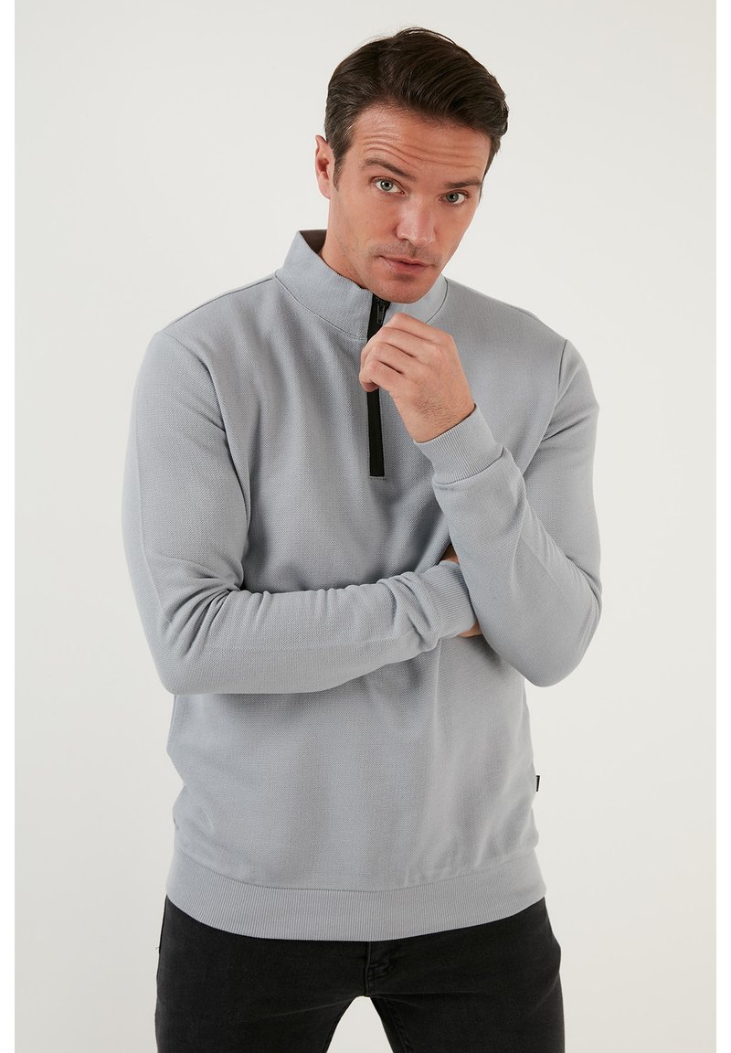 Buratti REGULAR FIT - Mikina - light grey