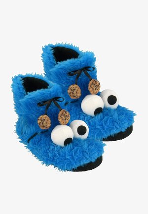Sesamstrasse KRÜMELMONSTER 3D PLÜSCH - Pantofole - blau