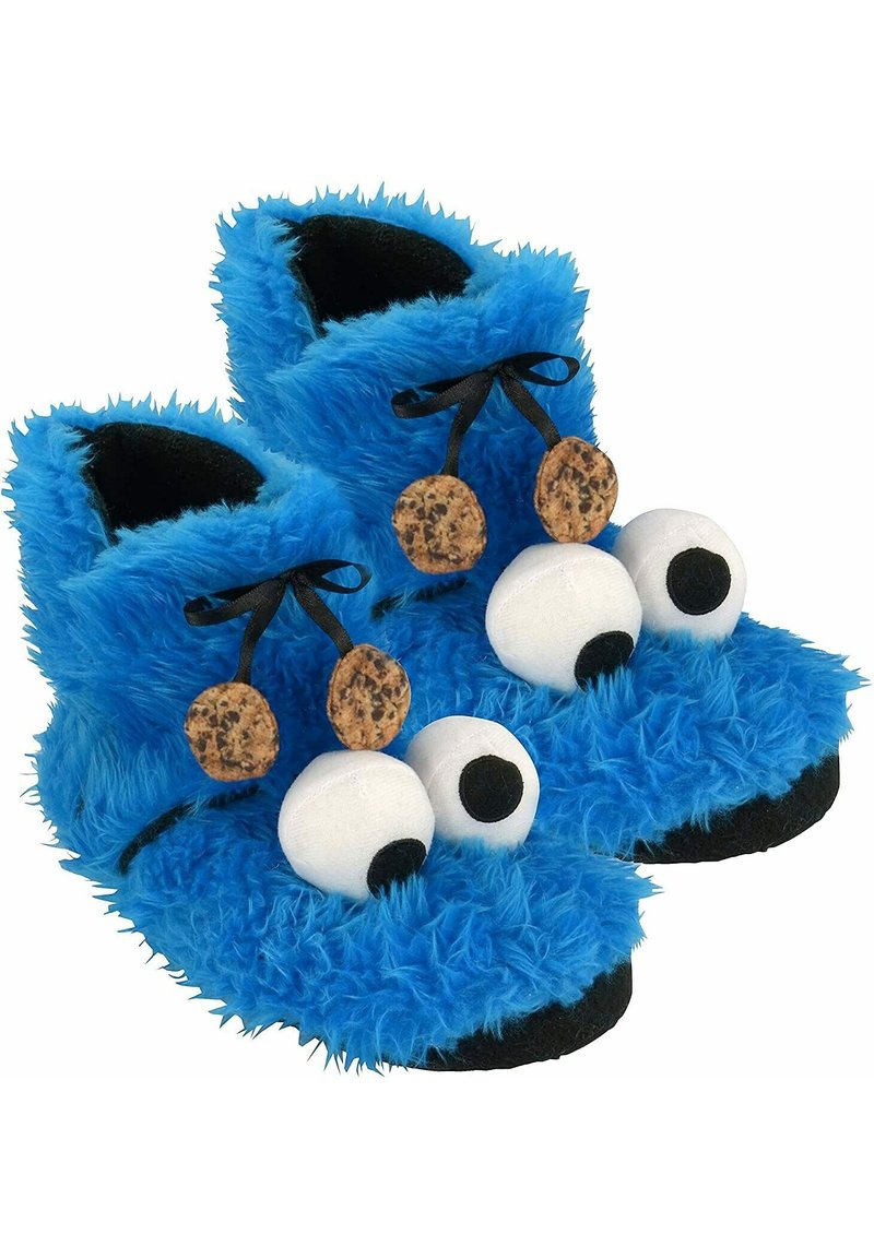 Sesamstrasse KRÜMELMONSTER 3D PLÜSCH - Pantofole - blau