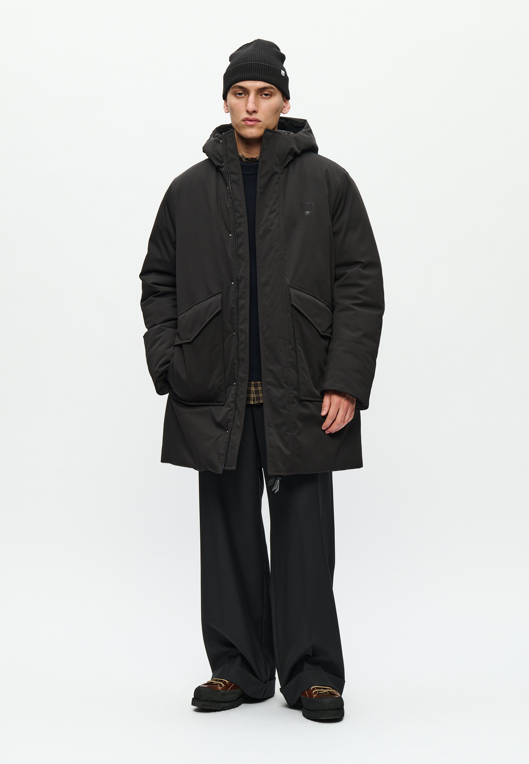 WOOD WOOD HANES COAT - Parka - black - Zalando.co.uk