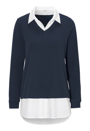 Cellbes of Sweden WITH SEWN COLLAR - Pitkähihainen paita - navy