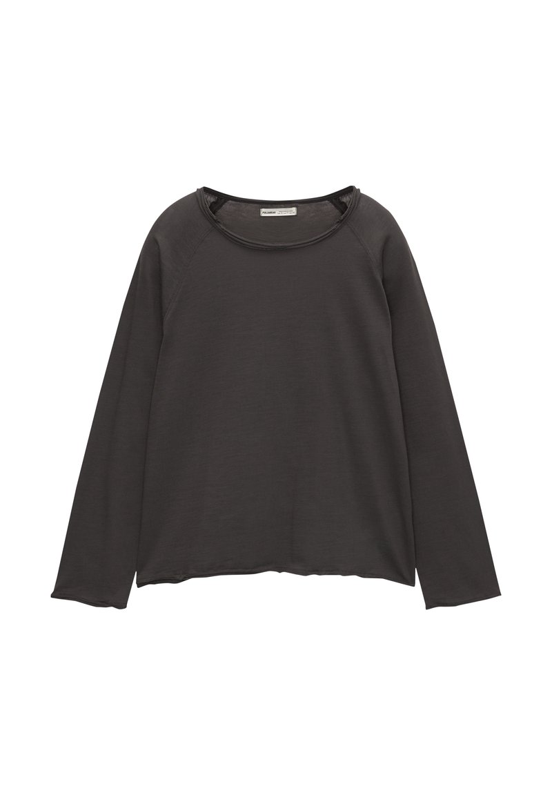 PULL&BEAR Longsleeve donkergrijs gemêleerd PULL&BEAR Longsleeve donkergrijs gemêleerd