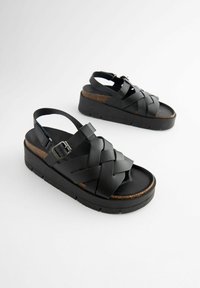 Next REGULAR FIT - Platvormsandaalid - black