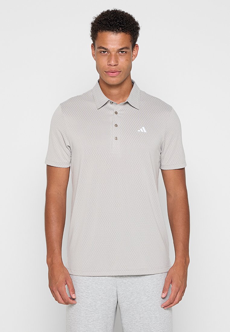 adidas Golf Poloshirt lichtgrijs adidas Golf Poloshirt lichtgrijs
