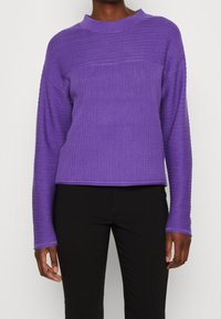 TOM TAILOR DENIM Stickad tröja - purple