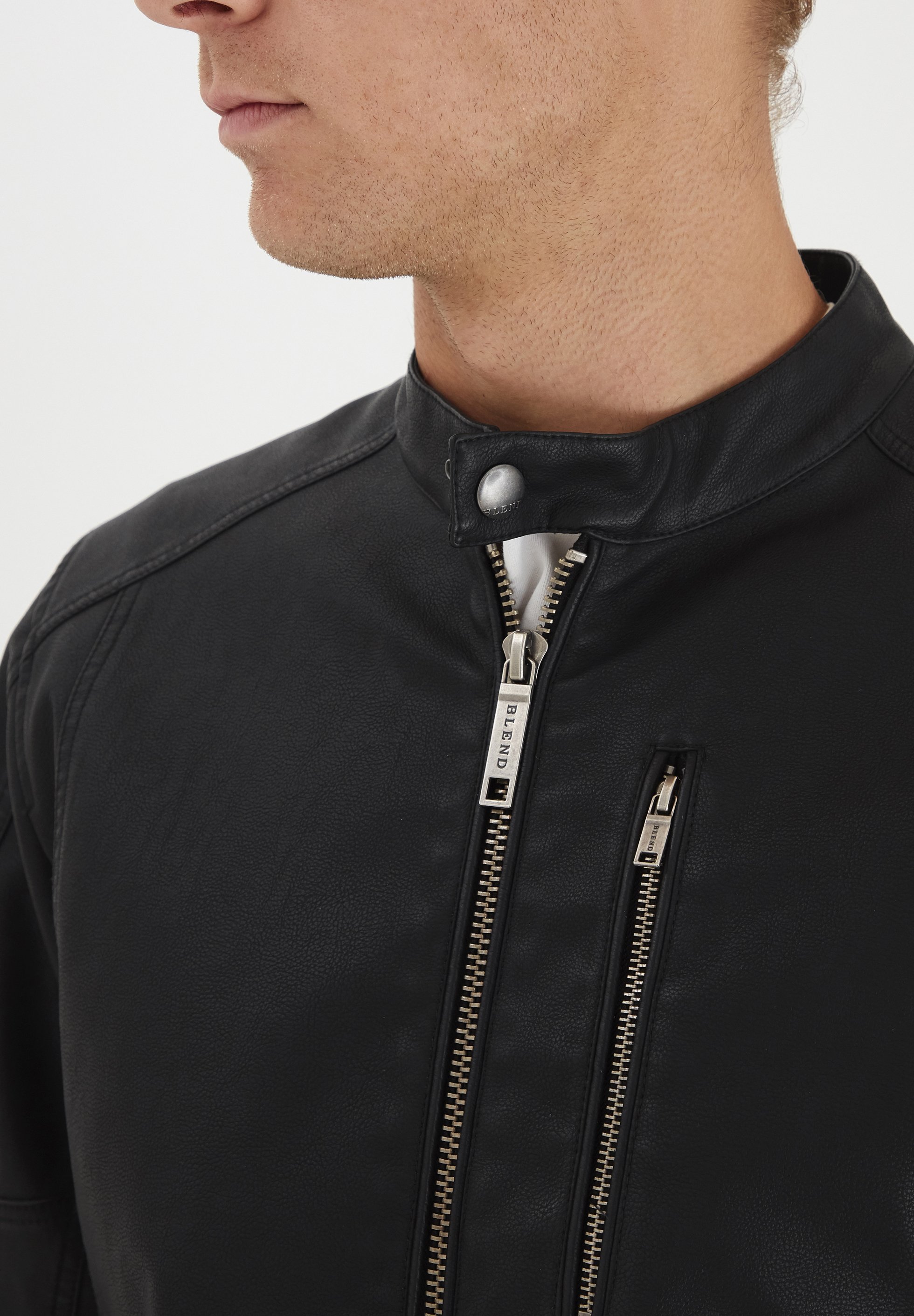 Blend Skinnjacka black Zalando.se Blend Skinnjacka black Zalando.se